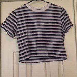 Red white and blue crop top